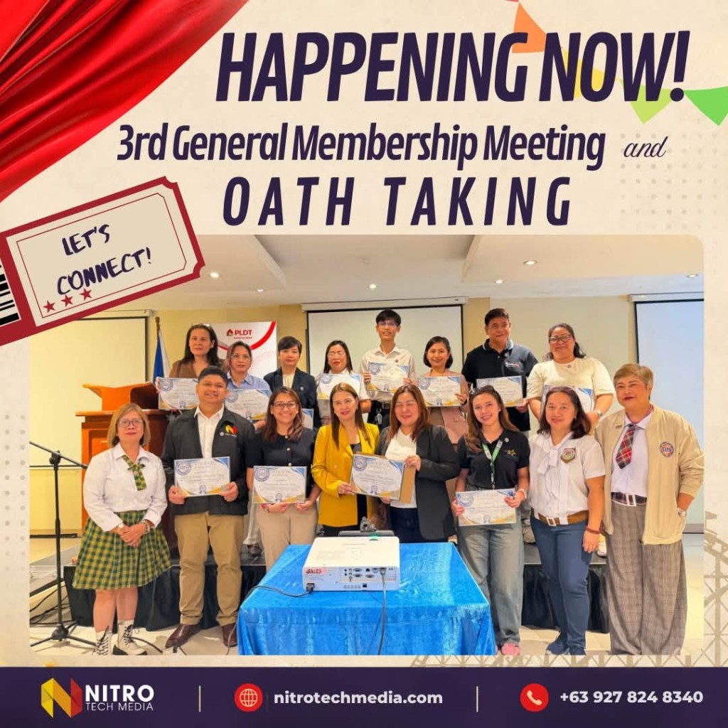 CAITO 3rd General Membership Meeting and oath taking group photo at Enchanted Kingdom with Nitro Tech Media