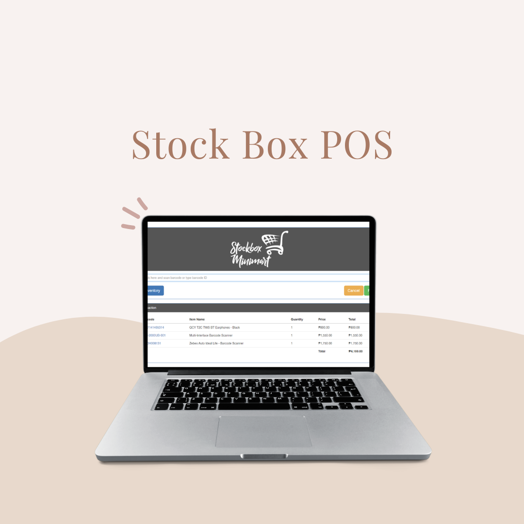 Simple minimart POS terminal and inventory